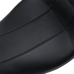 LE PERA - OUTCAST 2UP SEAT W/ BACKREST - BLACK CARBON FIBER - '08-'21 TOURING - 0