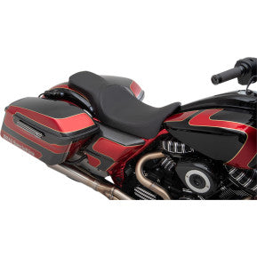 DRAG - PREDATOR 2-UP SEAT - SMOOTH, LEATHER - '08-'20 TOURING