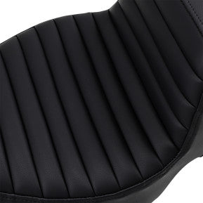 SADDLEMEN - EXTENDED REACH STEP UP SEAT - BLACK - TUCK & ROLL - '08-'23 TOURING - 0