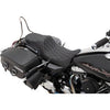DRAG - PREDATOR III SEAT - DOUBLE DIAMOND STITCH, SILVER THREAD - '08-'20 TOURING