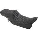 DRAG - PREDATOR III SEAT- DOUBLE DIAMOND STITCH, BLACK THREAD - '97-'07 TOURING-1