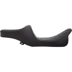 DRAG - PREDATOR III SEAT- DOUBLE DIAMOND STITCH, BLACK THREAD - '97-'07 TOURING - 0
