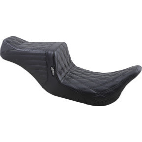 LE PERA - TAILWHIP SEAT - BLACK DOUBLE DIAMOND STITCH - '08-'23 TOURING