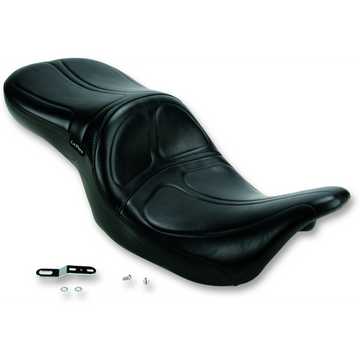 Le Pera Maverick Seat Without Backrest Stitched Black FL '08-'23