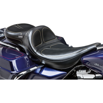 Le Pera Maverick Daddy Long Legs Seat Black Stitched FLHR '02-'07