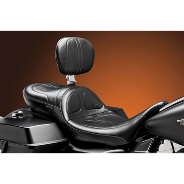 Le Pera Maverick Daddy Long Legs Seat with Backrest Black Stitched FL '08-'23