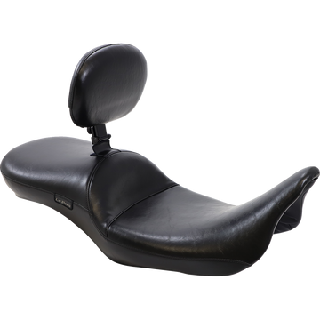 Le Pera Maverick Daddy Long Legs Seat with Backrest Black Smooth FL '08-'23