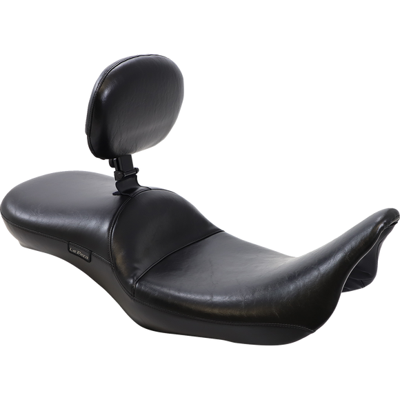 Le Pera Maverick Daddy Long Legs Seat with Backrest Black Smooth FL '08-'23