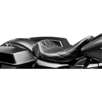 Le Pera Bare Bones Solo Seat Diamond Stitch Black FL '08-'23
