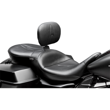 Le Pera RT66 Seat with Backrest Stitched Black FL '08-'23