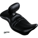 Le Pera Maverick Seat with Backrest Stitched Black FL '08-'23