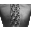 Le Pera Maverick Seat Without Backrest Hr Black Inlay Double Diamond Black FL '08-'23