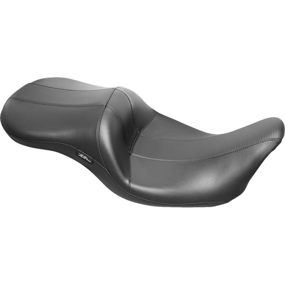Le Pera Maverick Seat Without Backrest Hr Black Carbon Fiber Inlay Black FL '08-'23