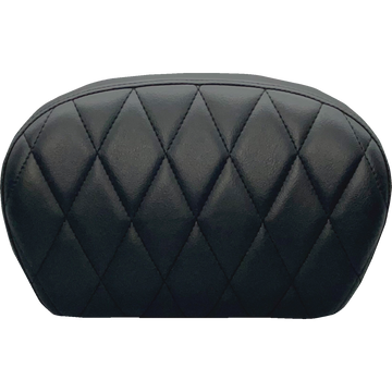 Le Pera Sissy Bar Pad Large Vinyl Single Diamond Dull Black