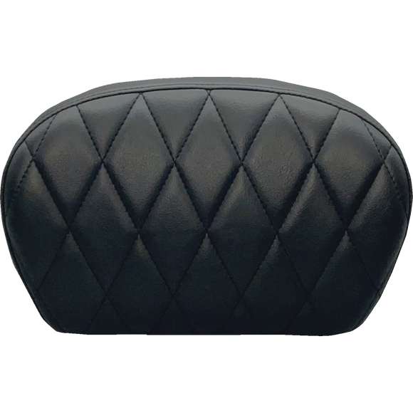 Le Pera Sissy Bar Pad Large Vinyl Single Diamond Dull Black