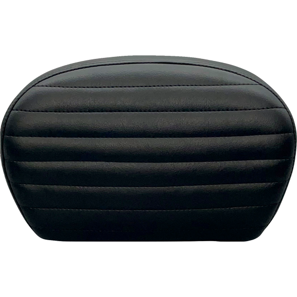 Le Pera Sissy Bar Pad Large Pleated Dull Black