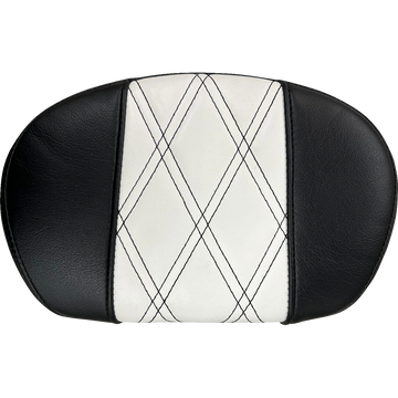 Le Pera Sissy Bar Pad Medium GT1/HR1 Inlay Black/White