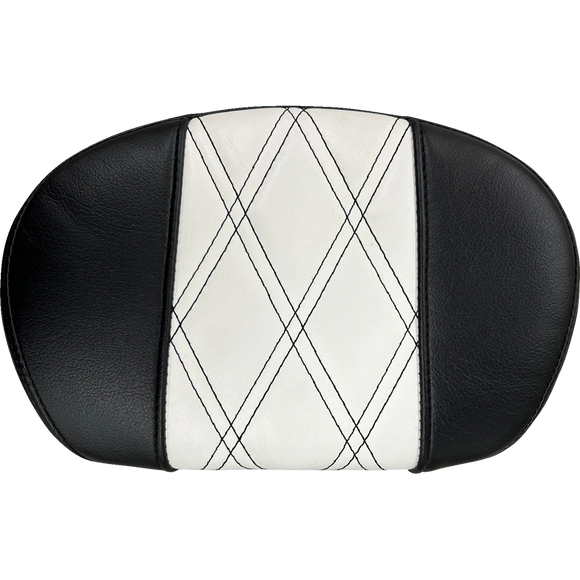 Le Pera Sissy Bar Pad Medium GT1/HR1 Inlay Black/White