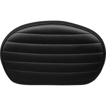 Le Pera Sissy Bar Pad Medium Pleated Dull Black