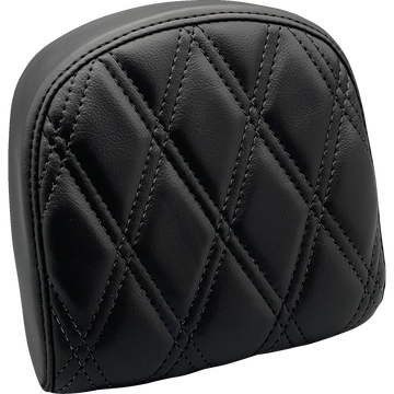 Le Pera Sissy Bar Pad Small Double Diamond Dull Black