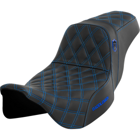 Saddlemen Pro Series Sdc Performance Seat W/O Backrest Blue Stitch FLH/FLT '08-'23