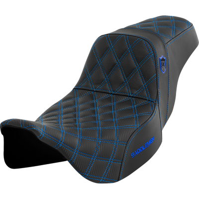 Saddlemen Pro Series Sdc Performance Seat W/O Backrest Blue Stitch FLH/FLT '08-'23