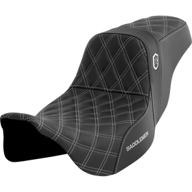 Saddlemen Pro Series Sdc Performance Seat W/O Backrest Silver Stitch FLH/FLT '08-'23