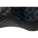 Le Pera Tailwhip Seat Blue Double Diamond Stitch FLH/FLT '23-'25
