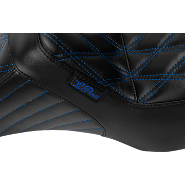 Le Pera Tailwhip Seat Blue Double Diamond Stitch FLH/FLT '23-'25