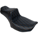 Le Pera Tailwhip Daddy Long Legs Seat Blue Double Diamond Stitch FLH/FLT '23-'25