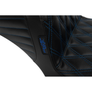 Le Pera Tailwhip Daddy Long Legs Seat Blue Double Diamond Stitch FLH/FLT '23-'25