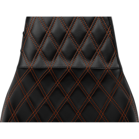 Le Pera Tailwhip Daddy Long Legs Seat Burnt Orange Double Diamond Stitch FLH/FLT '23-'25