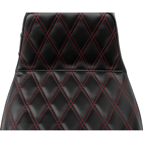 Le Pera Tailwhip Daddy Long Legs Seat Red Double Diamond Stitch FLH/FLT '23-'25