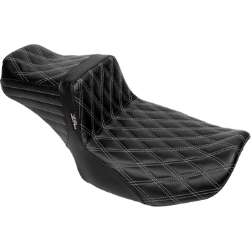Le Pera Tailwhip Daddy Long Legs Seat Gray Double Diamond Stitch FLH/FLT '23-'25