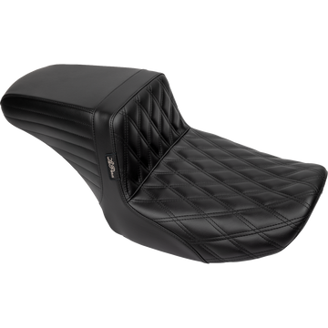 Le Pera Kickflip Seat Double Diamond Stitch FLH/FLT '23-'25