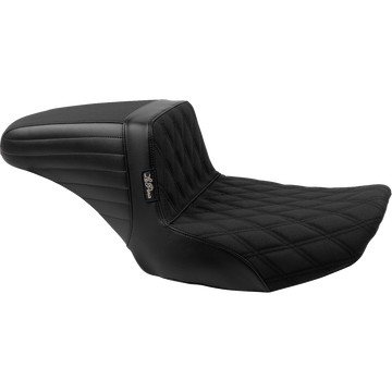 Le Pera Kickflip Seat Double Diamond Stitch w/ Gripp Tape FLH/FLT '23-'25