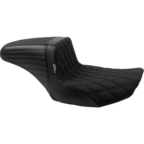 Le Pera Kickflip Seat Double Diamond Stitch w/ Gripp Tape FLH/FLT '23-'25