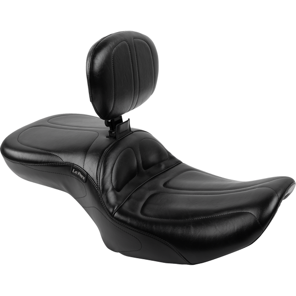 Le Pera Maverick Seat with Backrest Black FLH/FLT '23-'25