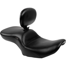 Le Pera Maverick Seat with Backrest Smooth Black FLH/FLT '23-'25