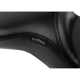 Le Pera Maverick Seat with Backrest Smooth Black FLH/FLT '23-'25