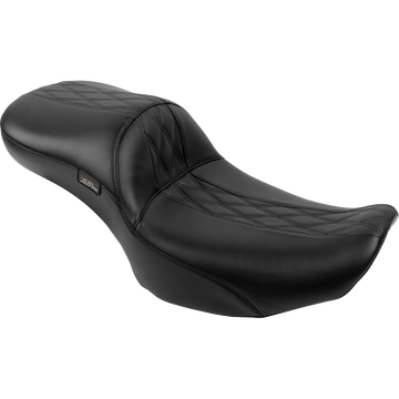 Le Pera Maverick Daddy Long Legs Seat Without Backrest Diamond Stitch HR2 Inlay FLH/FLT '23-'25