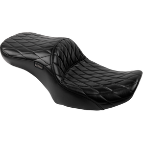 Le Pera Maverick Seat Without Backrest Diamond Stitch Black FLH/FLT '23-'25