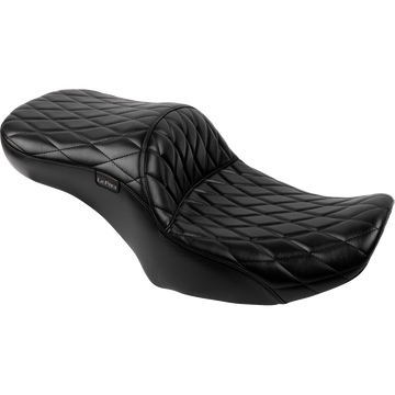 Le Pera Maverick Seat Without Backrest Diamond Stitch Black FLH/FLT '23-'25