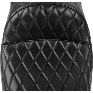 Le Pera Maverick Seat Without Backrest Diamond Stitch Black FLH/FLT '23-'25