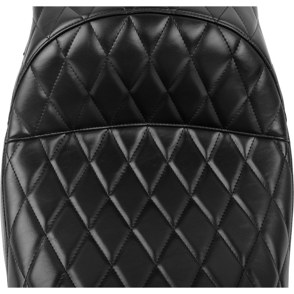 Le Pera Maverick Seat Without Backrest Diamond Stitch Black FLH/FLT '23-'25