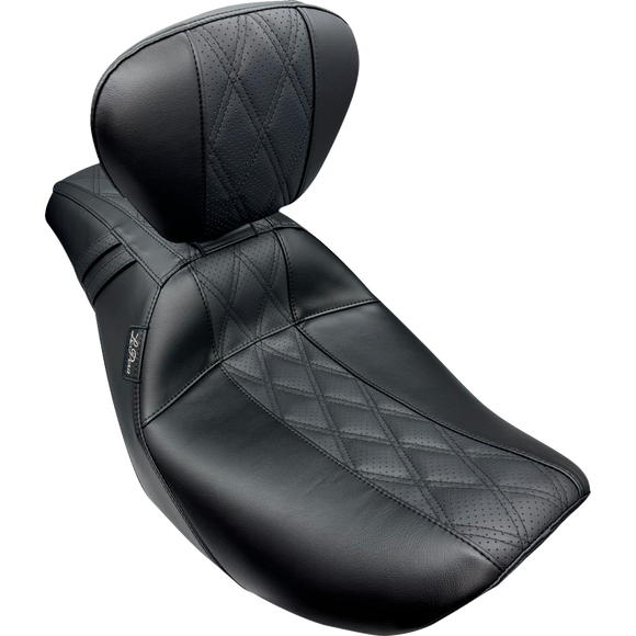Le Pera Outcast Seat with Backrest GT2 Inlay FLH/FLT '23-'25