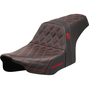 Saddlemen Pro Series Sdc Performance Seat Red Stitching W/O Backrest FLT/FLH '23-'24