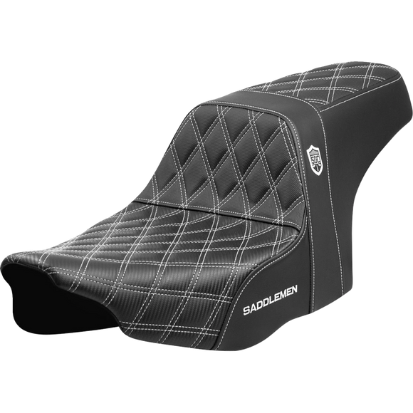 Saddlemen Pro Series Sdc Performance Seat White Stitching W/O Backrest FLT/FLH '23-'24