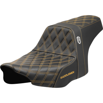 Saddlemen Pro Series Sdc Performance Seat Gold Stitching W/O Backrest FLT/FLH '23-'24
