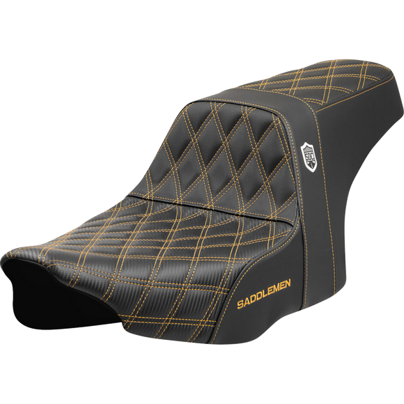 Saddlemen Pro Series Sdc Performance Seat Gold Stitching W/O Backrest FLT/FLH '23-'24